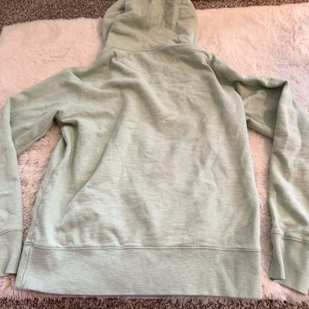 Lucky Brand Sage Green Floral Embroidered Zip-Up Hoodie - Picture 6 of 7